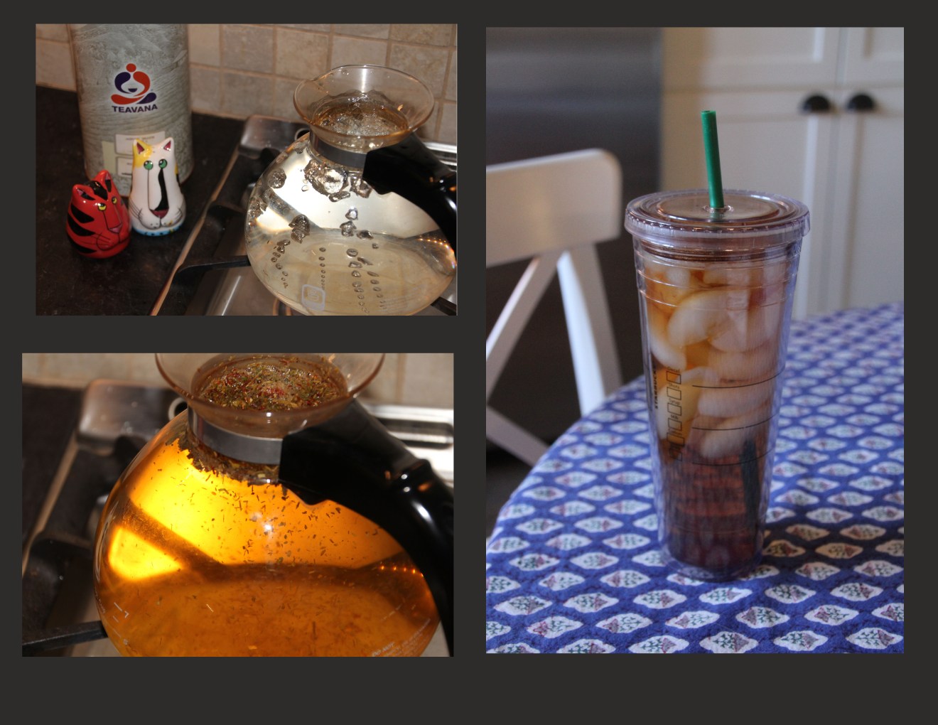 water collage ice tea