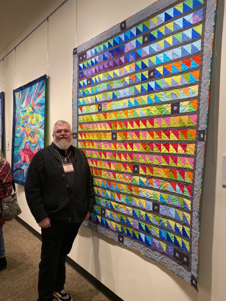 Displayed at Rocky Mountain Quilt Museum